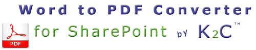 K2C Word di PDF Converter