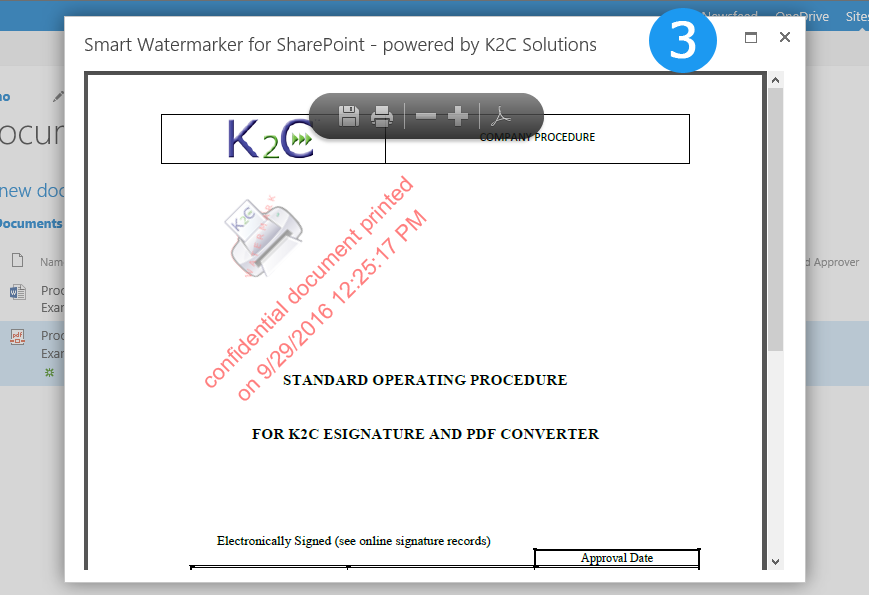 Watermark example